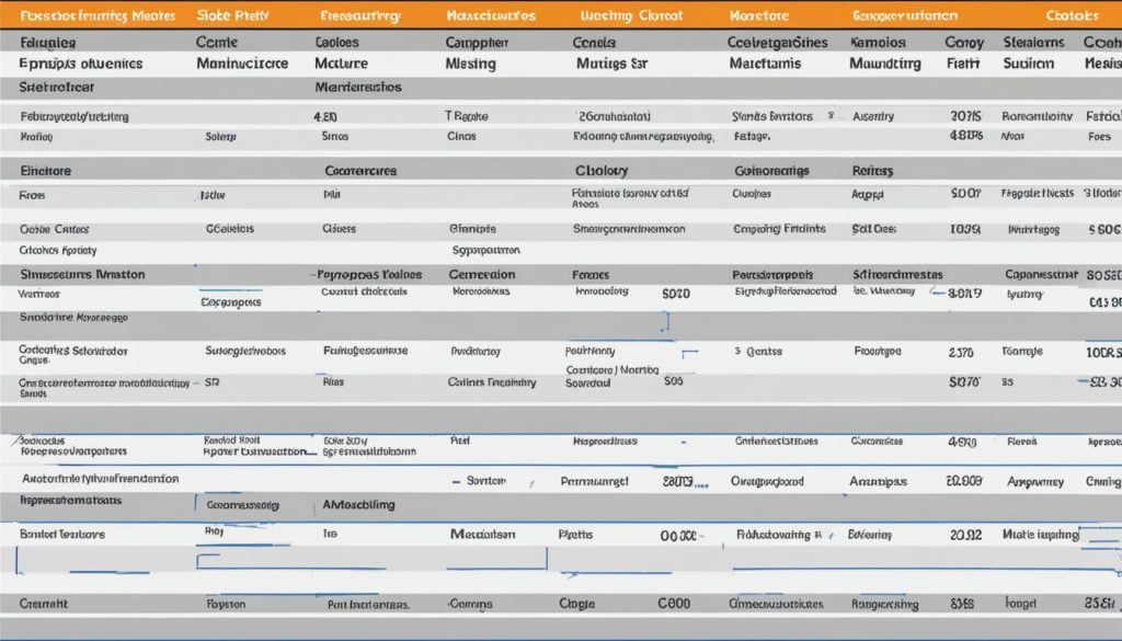 Manufacturing Efficiency Comparison Chart Manufacturing Efficiency Comparison Chart